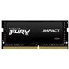 Kingston Fury Impact - DDR4 - Kit - 64 GB 2 x 32 GB - SO DIMM 260-pin - 3200 MHz - 64 GB - DDR4 - KF432S20IBK2/64