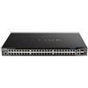 D-Link DGS-1520-52MP Gestito L3 Gigabit Ethernet (10/100/1000) Supporto Power over Ethernet (PoE) 1U Nero - DGS-1520-52MP/E