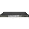 LevelOne Hilbert 28-Port Gigabit PoE Smart Lite Switch - 24 uscite PoE - 4 x Gigabit SFP/RJ45 Combo - 802.3at/af PoE - 380W PoE - GES-2128P