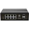 LevelOne Switch 10Port Gigabit PoE DIN-Rail -40°C to 75°C - Interruttore - 1 Gbps - IGP-1031