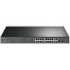 TP-LINK TL-SG1218MP - Fast Ethernet (10/100) - Full duplex - Supporto Power over Ethernet (PoE) - Montaggio rack - TL-SG1218MP