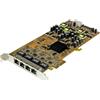 StarTech.com scheda di rete Gigabit Power over Ethernet a 4 porte PCI Express - PSE / PoE NIC PCI Express - 4-quad (Quad) - ST4000PEXPSE