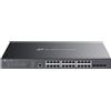 TP-LINK Omada SG3428XMPP, Gestito, L2+, Gigabit Ethernet (10/100/1000), Power over Ethernet (PoE), Montaggio in rack, 1U - SG3428XMPP