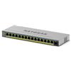Netgear Easy Smart GS116EPP - Switch - L3 - Intelligente - 1 x 10/100/1000 + 15 x 10/100/1000 (PoE+) - GS116EPP-100EUS