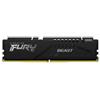 Kingston 16GB 5600MHz DDR5 CL40 DIMM FURY Beast Black - KF556C40BB-16
