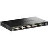 D-Link SmartPro DGS-1530-52P - Switch - Intelligente - 48 x 10/100/1000 (PoE+) - DGS-1530-52P/E