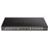 D-Link DGS-1250-52XMP Gestito L3 Supporto Power over Ethernet (PoE) Nero - DGS-1250-52XMP/E