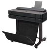HP DesignJet T650 - 610 mm (24″) stampante di grande formato - colore - getto d'inchiostro - rotolo (61 cm) - 5HB08D#B19