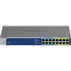 Netgear GS516UP - Switch - senza gestione - 8 x 10/100/1000 (PoE+) - GS516UP-100EUS