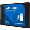 WD Blue SA510 WDS400T3B0A-00C7K0 - SSD - 4 TB - interno - 2,5" (6,4 cm) - WDS400T3B0A-00C7K0