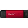 Kingston 1TB SSD portatile con doppio USB-A/C, fino a 1050MB/s USB 3.2 Gen 2, 1 TB, USB Type-A / USB Type-C, 3.2 Gen 2 (3.1 Gen - SPSD/1TB