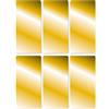 HERMA 15076 Etichette multiuso dorate, 3 fogli, 26 x 54 mm, 3 per foglio, 18 adesivi, etichette per la casa, lucide, in carta bianca