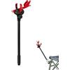 Generisch Supporto per canna da pesca, 41,5 x 12,5 cm, supporto regolabile a 360 gradi, per lago all'aperto, fiume, laghetto, dock, canoa, progettato per migliorare la tua esperienza
