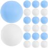 INOOMP 50 Pezzi Palline da Ping Pong Bianche 40mm in Pp Impugnatura Migliorata e Controllo Potenziato, Design Senza Cuciture e Superficie Opaca per attività di Gruppo