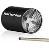OXYEFEI Stecca da biliardo personalizzata, Snooker Pool Cue Tip Tool Biliardo Stecca Accessori Shaper Puntali per Stecca da Biliardo e Stecca da Biliardo (Nero)