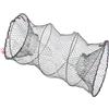 Housoutil Rete da Pesca Pieghevole Rotonda Rete da Pesca Robusta e Pratica in Acciaio e Nailon Apertura Automatica, Trappola Portatile per Aragosta e Gamberetti