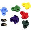Generico Kit per Arrampicata sugli - Premium Sleek Modern Alberi, Lightweight, Prese su, Roccia Ragazzi Set Gioco, Giardino Esterno Casa | Multipurpose Outdoor Indoor Utility Sturdy