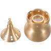 Healeved Riscaldatore in Ottone a Forma di Zucca Leggero e Decorativo per Campeggio Invernale, per Viaggio e Arredamento Zen Orientale Casa