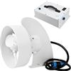 Generic Pinna elettrica motorizzata per tavola da surf, kit elica subacquea da 380 W per SUP/Kayak/Paddleboard, 5 marce, 6-8 km/h, 60 minuti di durata della batteria