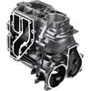 NFYsCHZ Sostituzione degli Accessori Gruppo Carter 69P-15100 61N-15100 for Motore fuoribordo 2T 25HP 30HP 61N 69P Modello 69P-15100-000-1S 69P-15100-00-00