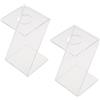 Healeved 2 Pezzi Espositore per Palline Sportive in Acrilico Trasparente, Custodia Portatile per Baseball e Golf, Protegge da Graffi, Decorazione Raffinata la Casa