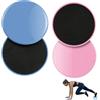 VQBKHO Sliders Fitness Sliders Core Sliders Gliding Discs Exercise Slider - Set di 4 dischi scorrevoli su entrambi i lati Fitness Disc Slides, 17,5 cm Professionale Core Trainer per Pilates & Home Gym