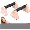 Generic Maniglie a pressione, barre di pressione per pavimenti - Parallettes Bars Pushup Manopole | 2 attrezzature portatili con impugnature non ergonomiche, per il calistenico, allenamento fitness