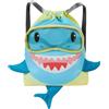 Generic Borsa da nuoto | Zaino con design a squalo con scomparti per scarpe - Zaino da nuoto separato asciutto e bagnato, per bambini 3 anni in su, per campeggio, escursionismo, shopping, danza, viaggi