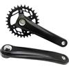Wodsty Guarnitura in lega di alluminio per bicicletta, 30T, velocità singola, lunghezza del braccio 170 mm, con cuscinetto interno conico quadrato, per biciclette elettriche e mountain bike