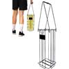 Générique Raccoglitore di palline da tennis - Tramoggia di pick-up portatile, strumento di raccolta ad alta capacità, design ergonomico facile da impugnare, accessorio per allenamento sportivo durevole |