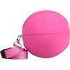 Tressify Pallina da golf con corda, 15 cm, gonfiabile, rosa, intelligente, per esercizi di oscillazione e correzione della postura del braccio, con pompa manuale e borsa da viaggio
