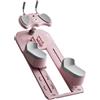 Generico Allenatore For Torsione E Allungamento Della Colonna Vertebrale, Allenamento Con Macchina For Gattonare Staccabile, Design Ergonomico, Facile Da Montare E Smontare(Pink)