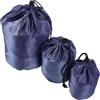 Healvian 3 Pezzi Sacchetto Compressione Oxford 600d Coulisse per Piumini e Oggetti Ingombranti, Borsa da Viaggio Leggera per Trekking e Escursionismo