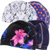 Homoyoyo 4 Pezzi Cuffia da Nuoto in Nylon per Adulti, Traspirante e Facile da Indossare, Cappello da Piscina con Fantasia Raffinata e Morbida per Nuoto e Sport Acquatici Colore Casuale