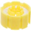 PACKOVE Bobina Design Gonfiabile di Salvataggio di Giubbotto Ricambio o per e Ingegnoso Attivazione Manuale Automatica, Accessorio Plastica Giallo per Emergenze e Attività Acquatiche