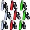 GAOUTO 9 luci di navigazione a LED per barche, 3 tipi di modalità lampeggiante, USB per kayak e barche, con cavo dati USB, luci di navigazione per kayak, barca, yacht