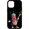 Rocking Battery Outfit Custodia per iPhone 12/12 Pro Freaking Out Batteria con grafica chitarra elettrica
