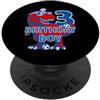 COOL SOCCER DESIGNS AND OUTFITS DINOSAURIO COMPLEANNO BAMBINO 3 ANNI CALCIO 3° COMPLEANNO PopSockets PopGrip Adesivo