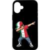 Italia Dab Nation Custodia per iPhone 16 Plus Bandiera Italiana Dab Boy Orgoglio Nazionale Giovani