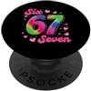 Maglietta Meme Divertente 67 Sei Sette 6 67 Sei Sette 6-7 Dolce Brainrot Italiano Meme Per Bambini PopSockets PopGrip Adesivo