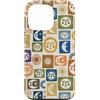 generic Custodia per iPhone 13 Pro Motivo Boho Celeste Sole e Luna