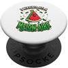 Cute Fruit Cartoon Joke for Food Lovers Divertente cibo gioco di parole anguria melonaire amante dei soldi PopSockets PopGrip Adesivo