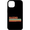 Retro Personalized Name outfit For Men W Custodia per iPhone 13 MAXIMO Retro Personalizzato Nome Vintage Stripes