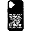 Pontoon Life Merch Custodia per iPhone 16 Plus Non è un giorno sull'acqua finché il mio gommone non esce