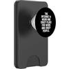 humor online social media introvert awkw Internet è un posto strano e pazzo per strani e pazzi PopSockets PopWallet per MagSafe