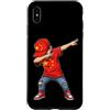 China Pride Wearables Custodia per iPhone XS Max Bandiera della Cina Dabbing Boy Patriotic Youth Design