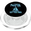 sailing sport water water sports sailing Lascia che il Mare ti prepari Free Barca a vela Sport PopSockets PopGrip per MagSafe