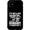 Pontoon Life Merch Custodia per iPhone 11 Non è un giorno sull'acqua finché il mio gommone non esce