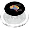 Cervello Neurologia Scienza Medicina Abb Diagramma Cervello I Cervello Neurologo Neuroscienze PopSockets PopGrip per MagSafe