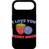 Fragole Frutta Fragole Abbigliamento Custodia per iPhone Air I Love You Berry Much Lampone Frutti di bosco dolci Bambini